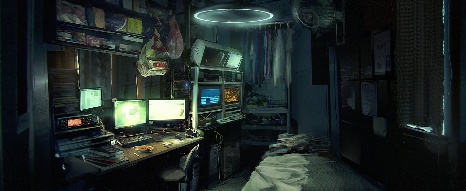 The meme is a screenshot of a computer desktop, but the screens are all black with a white "ERROR" message. The caption reads "when you finally understand the code but the computer still doesn't".